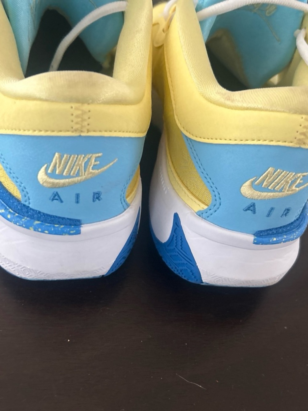 Nike Kids Air Sneakers — Light Blue & Yellow